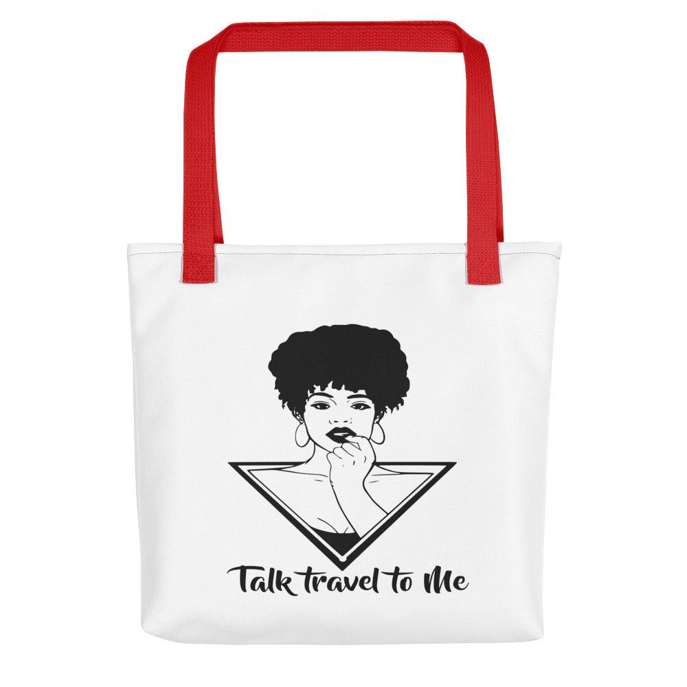 Tote bag Talk travel to me