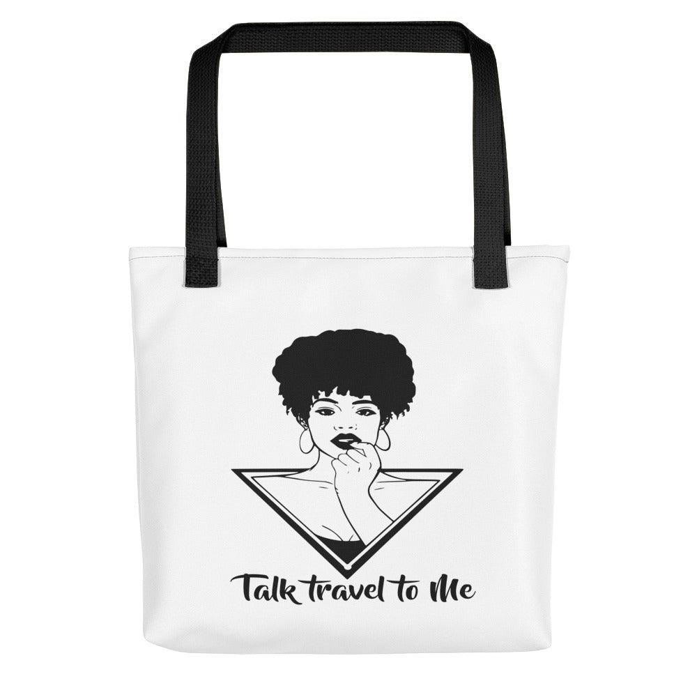 Tote bag Talk travel to me